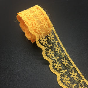 3/4" 20mm Wide (10yards/lot) Handicrafts Embroidered Net Lace Trim Ribbon DIY Wedding/Birthday/Christmas Decorations