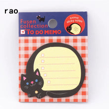 Load image into Gallery viewer, Charming Animal Series Memo Pad Sticky Notes Bookmark Sticker Paper office School Supplies Writing Pads Notebooks