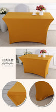 Load image into Gallery viewer, Table Cloth Wedding Decoration Stretch Banquet Table Cover Rectangle Hotel Birthday Party Meeting Room Nice Design