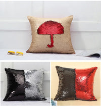 Load image into Gallery viewer, Reversible Glitter Mermaid DIY Sequins Cushion Cover Throw Pillow Cushion Cover Home Sofa Decoration Pillowcase