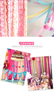 3.6m Four Leaf Clover Paper Garlands Craft Supplies Wedding Party Home Decoration Bunting Banner Baby Shower Easter
