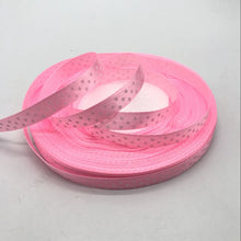 Load image into Gallery viewer, 5yards/lot 3/8&quot;(10mm) Dots Satin Ribbon Printed Polyester Ribbon DIY Bow Hair Wedding Handmade Materials