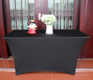 Table Cloth Wedding Decoration Stretch Banquet Table Cover Rectangle Hotel Birthday Party Meeting Room Nice Design