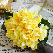 Load image into Gallery viewer, Artificial Flowers Cheap Silk Hydrangea Bride Bouquet Wedding Home New Year Decoration Accessories for Vase Plants Arrangement