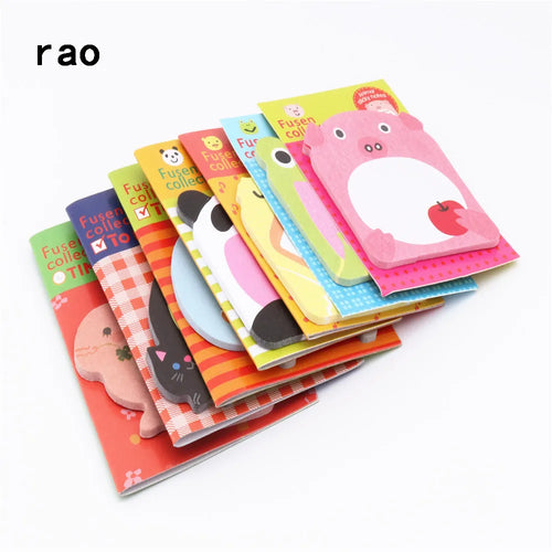 Charming Animal Series Memo Pad Sticky Notes Bookmark Sticker Paper office School Supplies Writing Pads Notebooks