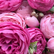 Load image into Gallery viewer, 2018 Silk Rose Peony Artificial Flowers Beautiful Flores Bouquet for Wedding Party Home Decoration Mariage Fake Flowers A49B25