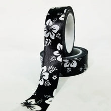 Load image into Gallery viewer, 15mm * 10m Black and White Adhesive Tape Japanese Washi Tape Decorative Tape DIY Scrapbook Paper Photo Album Masking Tape