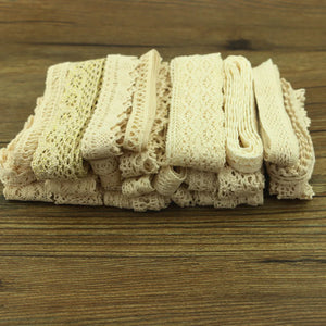 10 yard lot of color cotton lace garment sewing fabric decorative cotton crochet lace ribbon handmade jewelry Technology