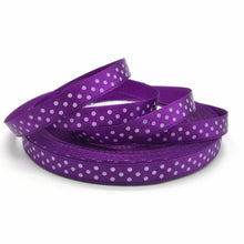 Load image into Gallery viewer, 5yards/lot 3/8&quot;(10mm) Dots Satin Ribbon Printed Polyester Ribbon DIY Bow Hair Wedding Handmade Materials