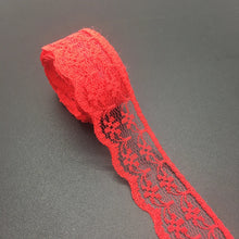 Load image into Gallery viewer, 3/4&quot; 20mm Wide (10yards/lot) Handicrafts Embroidered Net Lace Trim Ribbon DIY Wedding/Birthday/Christmas Decorations