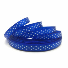 Load image into Gallery viewer, 5yards/lot 3/8&quot;(10mm) Dots Satin Ribbon Printed Polyester Ribbon DIY Bow Hair Wedding Handmade Materials