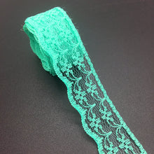Load image into Gallery viewer, 3/4&quot; 20mm Wide (10yards/lot) Handicrafts Embroidered Net Lace Trim Ribbon DIY Wedding/Birthday/Christmas Decorations