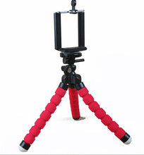 Load image into Gallery viewer, Phone Tripod Holder Flexible Sponge Octopus Tripod Stand Mount or Bluetooth Remote Shutter Selfie Stick Self-timer Bracket