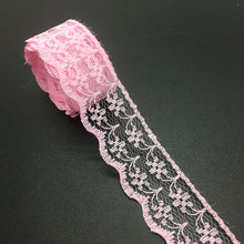 Load image into Gallery viewer, 3/4&quot; 20mm Wide (10yards/lot) Handicrafts Embroidered Net Lace Trim Ribbon DIY Wedding/Birthday/Christmas Decorations