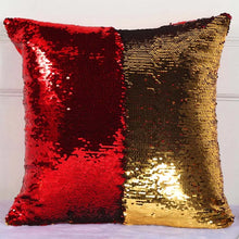 Load image into Gallery viewer, Reversible Glitter Mermaid DIY Sequins Cushion Cover Throw Pillow Cushion Cover Home Sofa Decoration Pillowcase