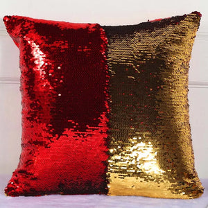 Reversible Glitter Mermaid DIY Sequins Cushion Cover Throw Pillow Cushion Cover Home Sofa Decoration Pillowcase