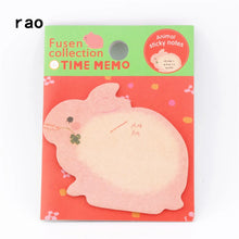 Load image into Gallery viewer, Charming Animal Series Memo Pad Sticky Notes Bookmark Sticker Paper office School Supplies Writing Pads Notebooks