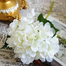 Load image into Gallery viewer, Artificial Flowers Cheap Silk Hydrangea Bride Bouquet Wedding Home New Year Decoration Accessories for Vase Plants Arrangement