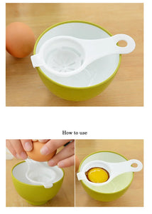 High Quality Eco Friendly Good Quality Egg Yolk White Separator Egg Divider Egg Tools PP Food Grade Material