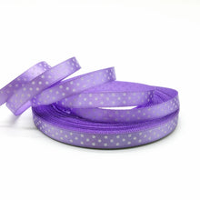 Load image into Gallery viewer, 5yards/lot 3/8&quot;(10mm) Dots Satin Ribbon Printed Polyester Ribbon DIY Bow Hair Wedding Handmade Materials