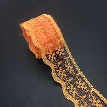 Load image into Gallery viewer, 3/4&quot; 20mm Wide (10yards/lot) Handicrafts Embroidered Net Lace Trim Ribbon DIY Wedding/Birthday/Christmas Decorations
