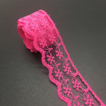 Load image into Gallery viewer, 3/4&quot; 20mm Wide (10yards/lot) Handicrafts Embroidered Net Lace Trim Ribbon DIY Wedding/Birthday/Christmas Decorations