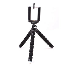 Load image into Gallery viewer, Phone Tripod Holder Flexible Sponge Octopus Tripod Stand Mount or Bluetooth Remote Shutter Selfie Stick Self-timer Bracket