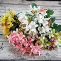 Load image into Gallery viewer, Artificial Flowers Cheap Silk Hydrangea Bride Bouquet Wedding Home New Year Decoration Accessories for Vase Plants Arrangement