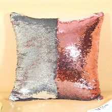 Load image into Gallery viewer, Reversible Glitter Mermaid DIY Sequins Cushion Cover Throw Pillow Cushion Cover Home Sofa Decoration Pillowcase