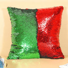 Load image into Gallery viewer, Reversible Glitter Mermaid DIY Sequins Cushion Cover Throw Pillow Cushion Cover Home Sofa Decoration Pillowcase