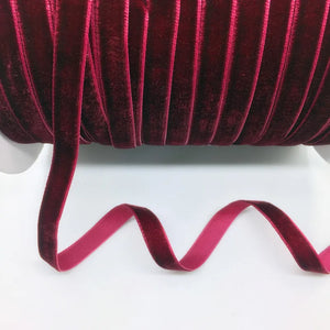 5 Yards 3/8"(10mm) Velvet Ribbon Wedding Party Decoration Handmade  Gift Wrapping Hair Bows DIY Christmas