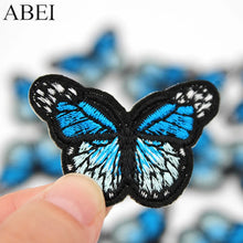 Load image into Gallery viewer, 10pcs/lot Embroidered Butterfly Patches Iron Bags Stickers Diy women girl dress appliques Handmade sewing garment accessories
