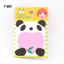 Load image into Gallery viewer, Charming Animal Series Memo Pad Sticky Notes Bookmark Sticker Paper office School Supplies Writing Pads Notebooks