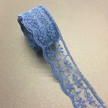 Load image into Gallery viewer, 3/4&quot; 20mm Wide (10yards/lot) Handicrafts Embroidered Net Lace Trim Ribbon DIY Wedding/Birthday/Christmas Decorations