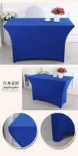 Load image into Gallery viewer, Table Cloth Wedding Decoration Stretch Banquet Table Cover Rectangle Hotel Birthday Party Meeting Room Nice Design