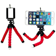 Load image into Gallery viewer, Phone Tripod Holder Flexible Sponge Octopus Tripod Stand Mount or Bluetooth Remote Shutter Selfie Stick Self-timer Bracket