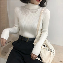Load image into Gallery viewer, Turtleneck Sweater Womens 2024 Autumn Winter Tops Korean Slim Women Pullover Jumper Knitted Sweater Pull Femme Hiver Truien