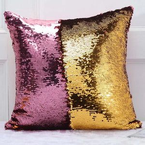 Reversible Glitter Mermaid DIY Sequins Cushion Cover Throw Pillow Cushion Cover Home Sofa Decoration Pillowcase