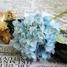 Load image into Gallery viewer, Artificial Flowers Cheap Silk Hydrangea Bride Bouquet Wedding Home New Year Decoration Accessories for Vase Plants Arrangement