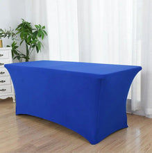 Load image into Gallery viewer, Table Cloth Wedding Decoration Stretch Banquet Table Cover Rectangle Hotel Birthday Party Meeting Room Nice Design