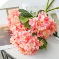 Load image into Gallery viewer, Artificial Flowers Cheap Silk Hydrangea Bride Bouquet Wedding Home New Year Decoration Accessories for Vase Plants Arrangement