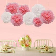 Load image into Gallery viewer, 5pcs/lot 10/15cm Decorative Paper Honeycomb Ball Pastel Flower Wedding Kid Birthday Party Decoration Baby Shower Supplies8Z