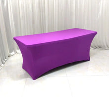 Load image into Gallery viewer, Table Cloth Wedding Decoration Stretch Banquet Table Cover Rectangle Hotel Birthday Party Meeting Room Nice Design