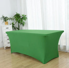 Load image into Gallery viewer, Table Cloth Wedding Decoration Stretch Banquet Table Cover Rectangle Hotel Birthday Party Meeting Room Nice Design
