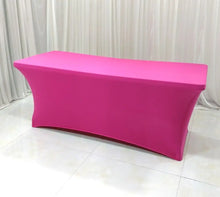 Load image into Gallery viewer, Table Cloth Wedding Decoration Stretch Banquet Table Cover Rectangle Hotel Birthday Party Meeting Room Nice Design