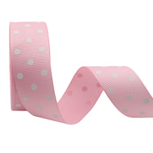 Load image into Gallery viewer, 10 yards 7/8&#39;&#39; (22mm) polka dots printed grosgrain ribbons DIY hairbow ribbon YM15113029