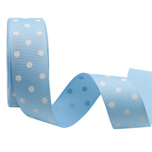 Load image into Gallery viewer, 10 yards 7/8&#39;&#39; (22mm) polka dots printed grosgrain ribbons DIY hairbow ribbon YM15113029