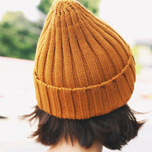 Load image into Gallery viewer, New Candy Colors Winter Women Knitted Hat Warm Soft Trendy Kpop Style Wool Beanie Elegant All-match Cap