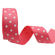 Load image into Gallery viewer, 10 yards 7/8&#39;&#39; (22mm) polka dots printed grosgrain ribbons DIY hairbow ribbon YM15113029
