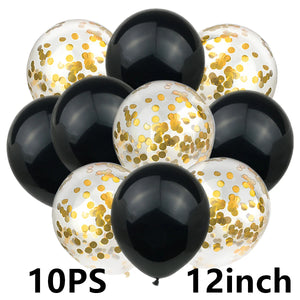 14/10pcs Gold Sliver Latex Heart Valentine's Day Balloons Metallic Gender Reveal Globos Baby Shower Wedding Birthday Party Decor